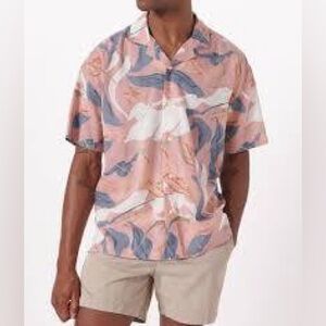 ABERCROMBIE & FITCH MEN Camp Collar Button-Up Shirt